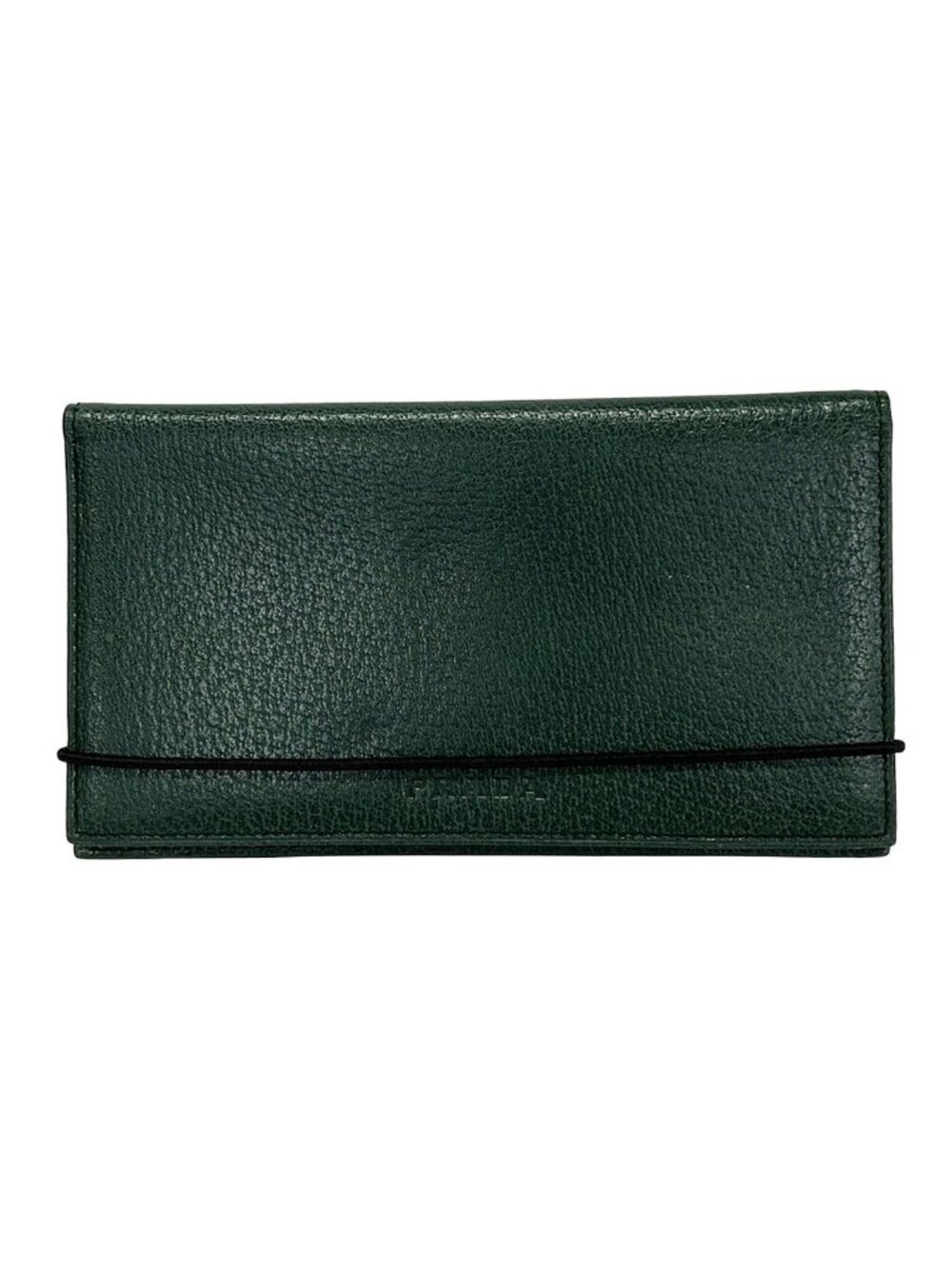 Prada Agenda Dark Green Leather